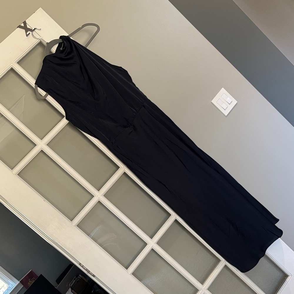 Elegant Navy Blue Maxi Dress